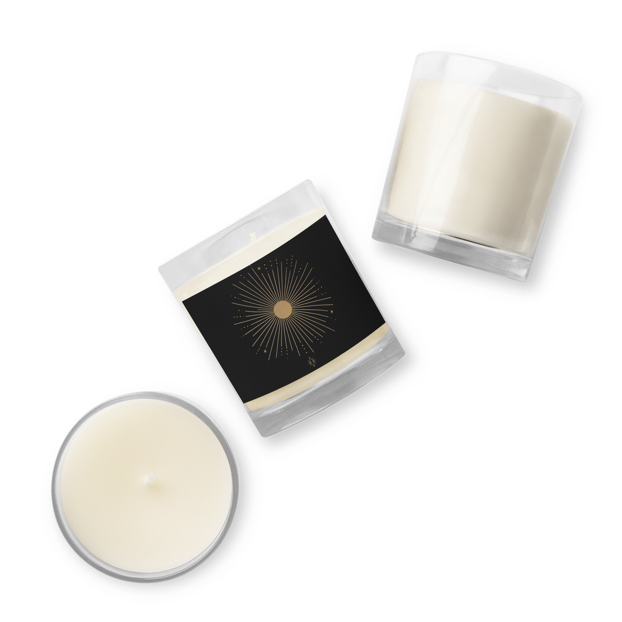 The Sun - Glass jar soy wax candle
