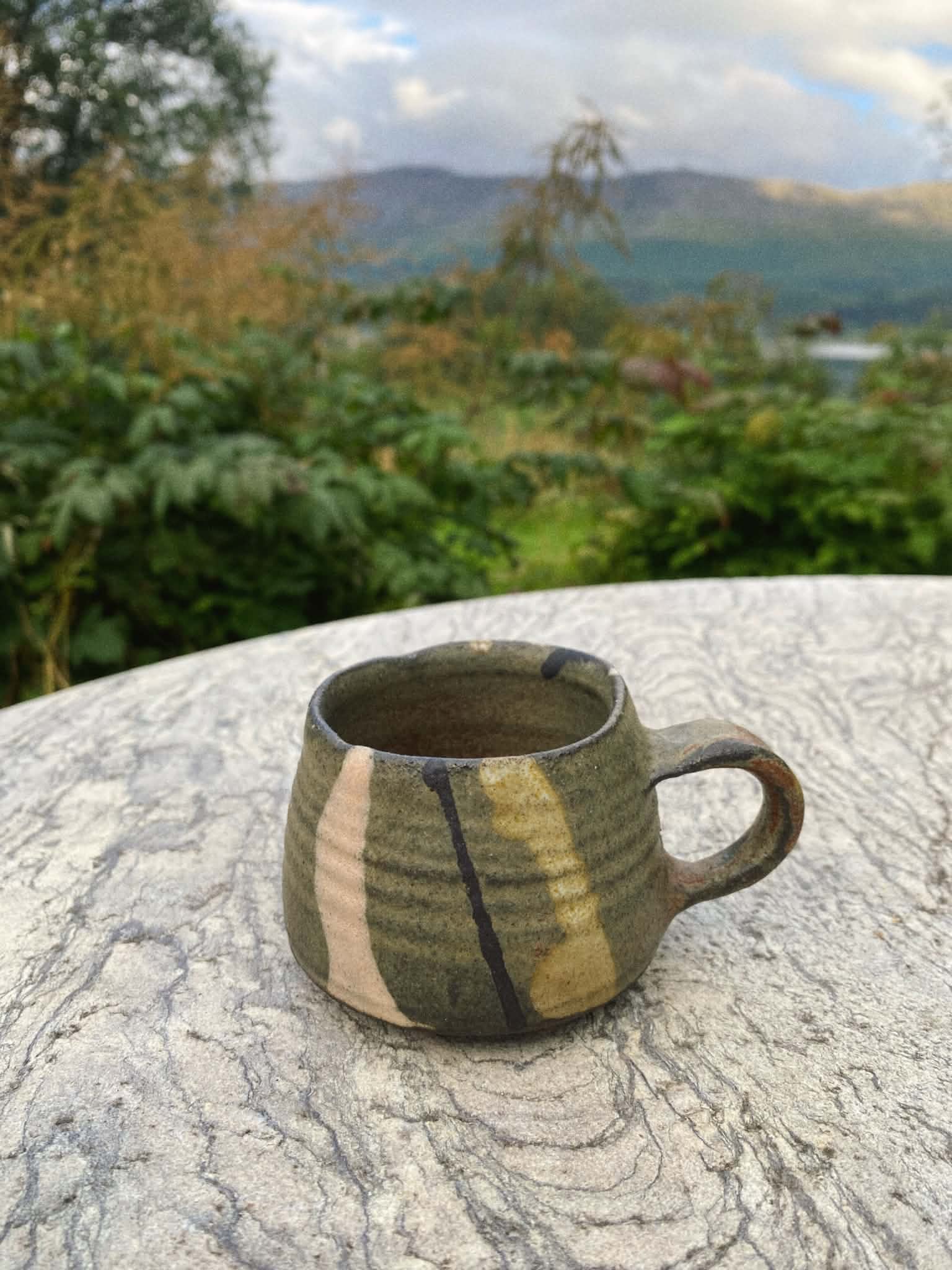 TANG Ceramic Mug Green Patina