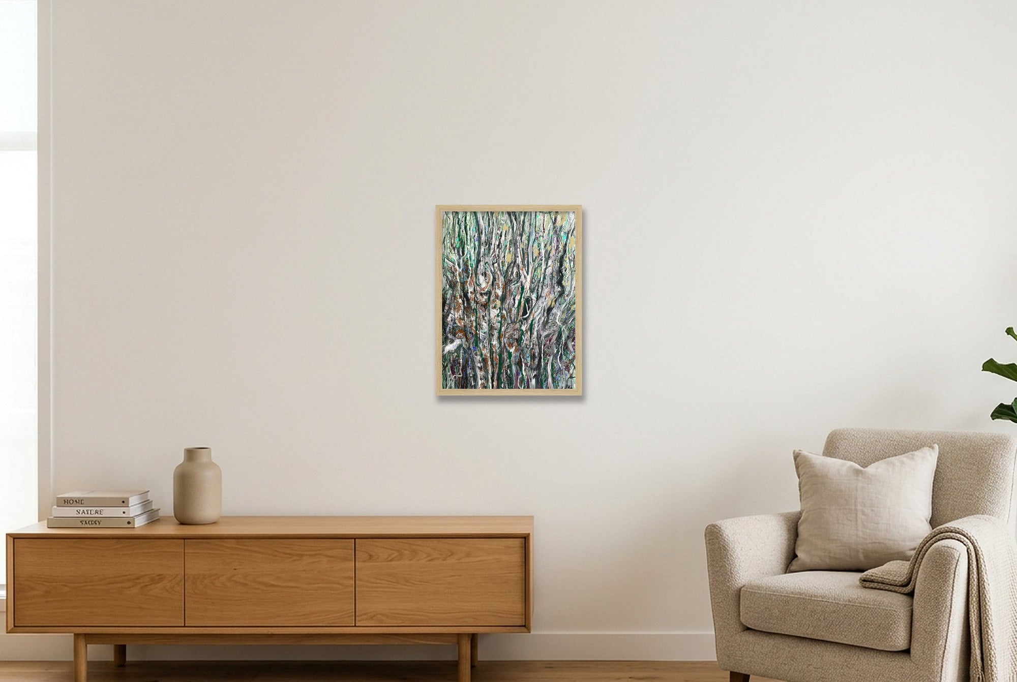 Birch — 30×40cm Oak Frame
