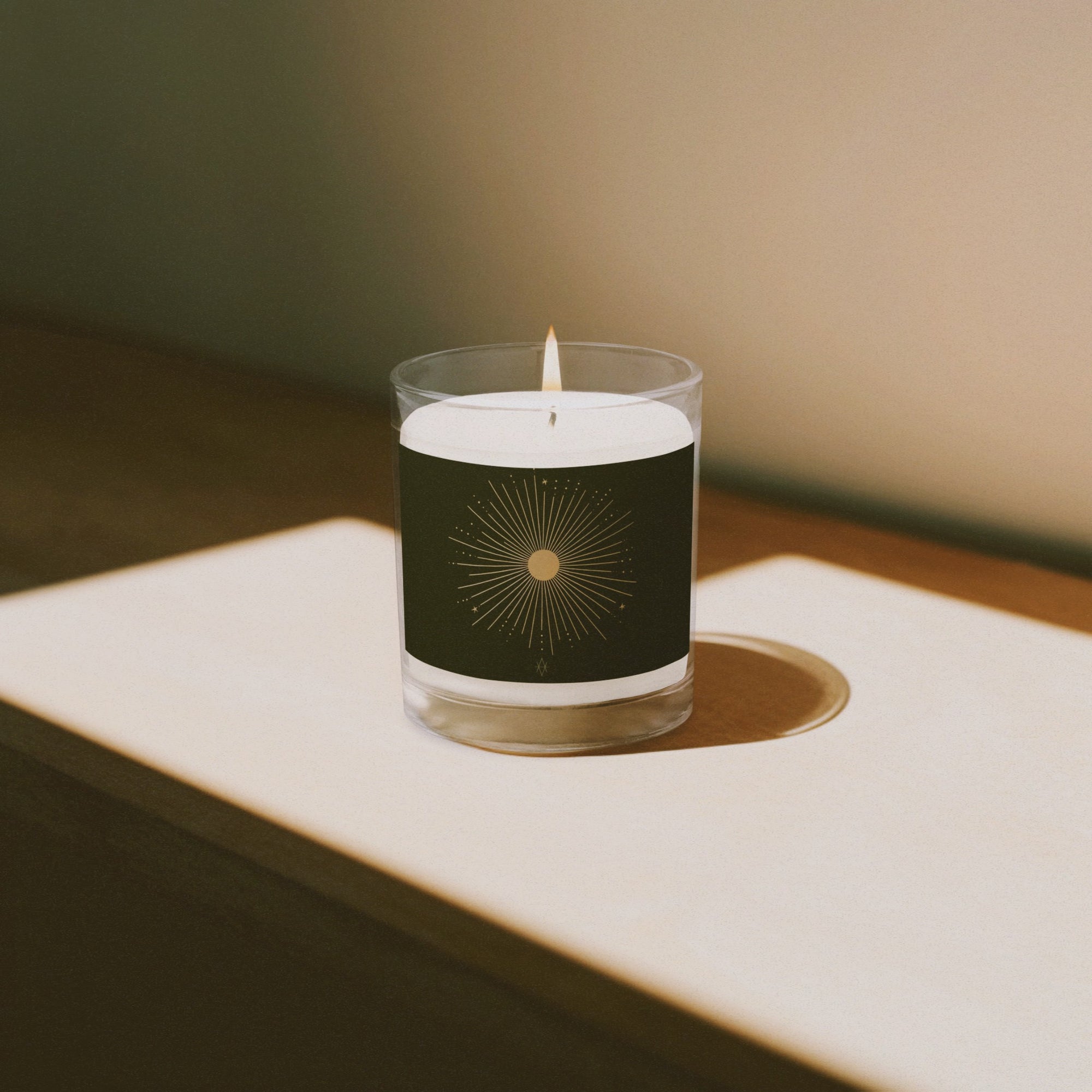 The Sun - Glass jar soy wax candle