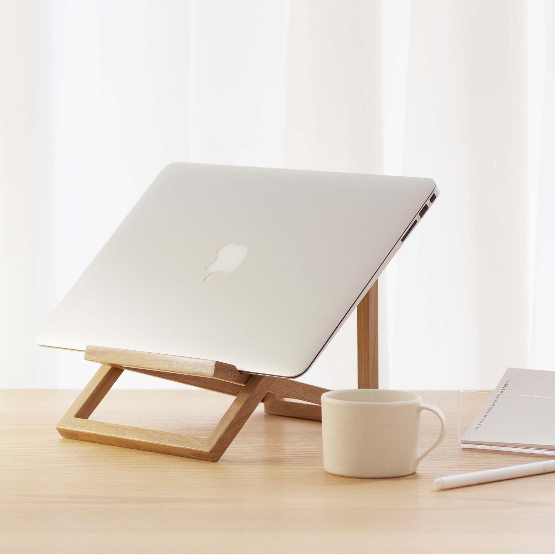 Laptop Stand - Wooden Fold Laptop Stand